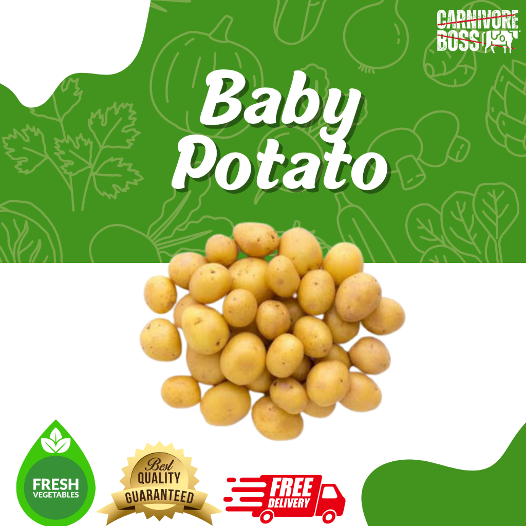 

BABY POTATO SUPER FRESH 250 GRAM / KENTANG RENDANG / BABY POTATO / SAYUR