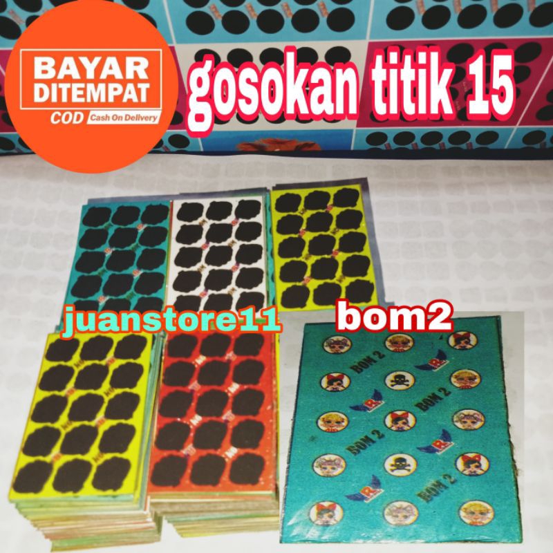 MAINAN GOSOKAN BOM titik 15_BOM 2 terbaru & termurah