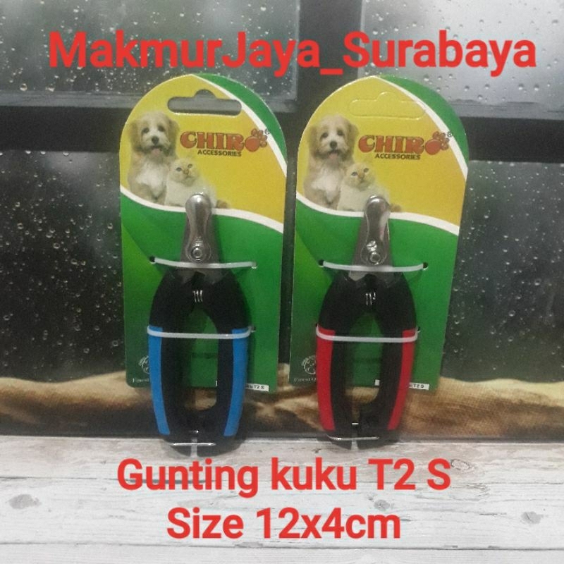 Gunting kuku Tang T2 S untuk Anjing Kucing Burung dll
