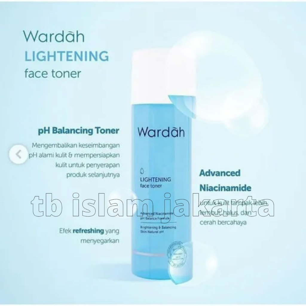 Wardah Lightening Face Toner 125 ML Toner Pencerah Kulit Muka