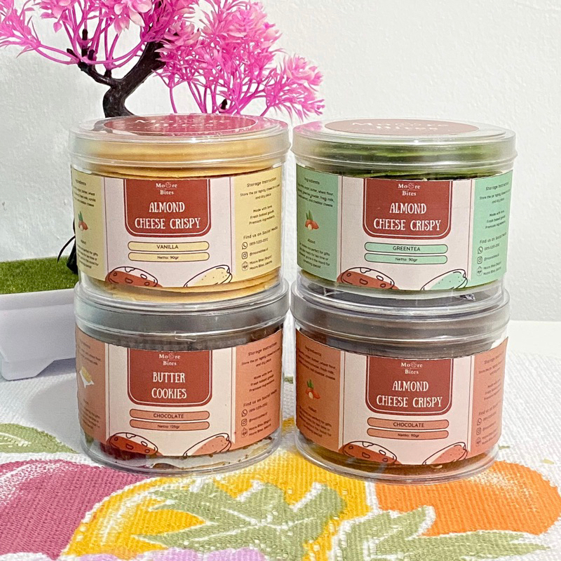 

MOORE BITES - Bundling Package Happiness B - Almond Crispy | Butter Cookies | Brownies Cookies