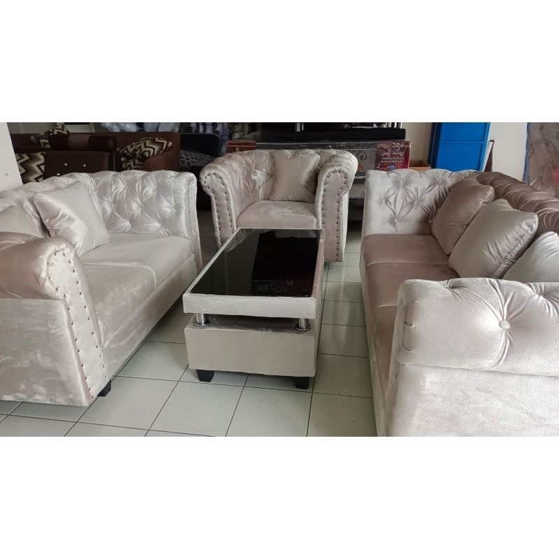 SOFA KANCING 321 CREAM