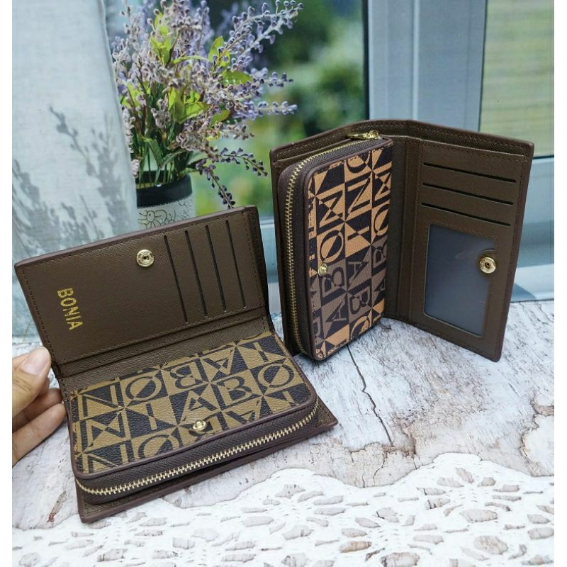 DOMPET LIDAH LIPAT 2 FACE KOMBI ZIPPER FREEE BOX SEMPREM