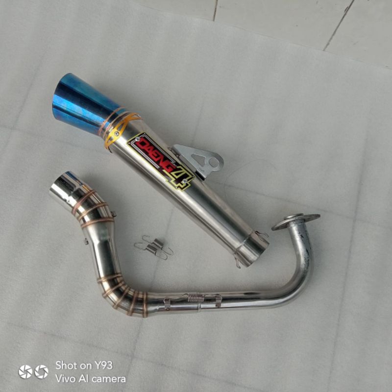 Knalpot racing Daeng sai4 pnp Mio sporty smile mio m3 j soul gt