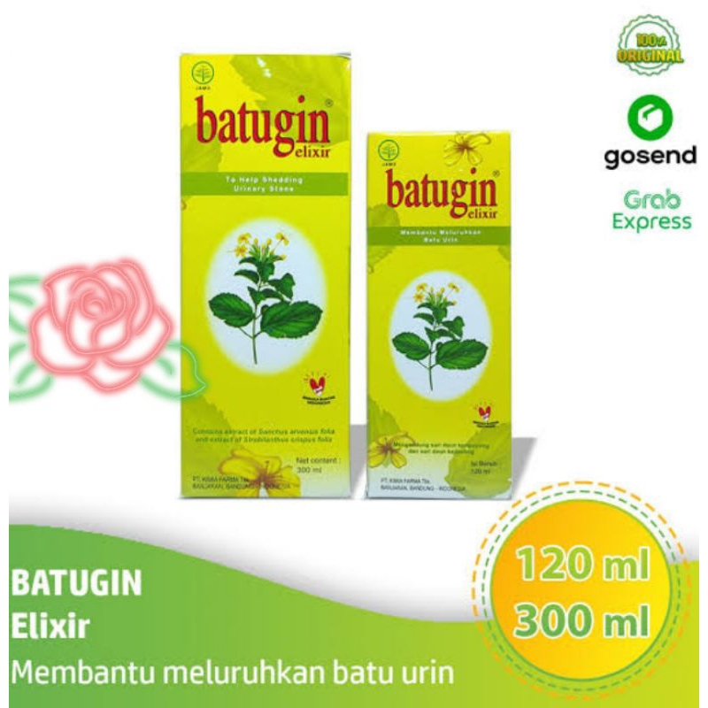 Batugin Elixir 300ml/120ml Peluruh Batu Urin ORIGINAL-BPOM