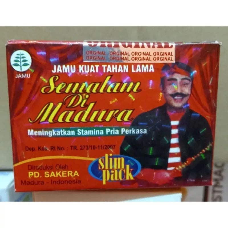 

JAMU HERBAL KAPSUL SEMALAM DI MADURA EXTRA STRONG 100% ORIGINAL JAMU KUAT