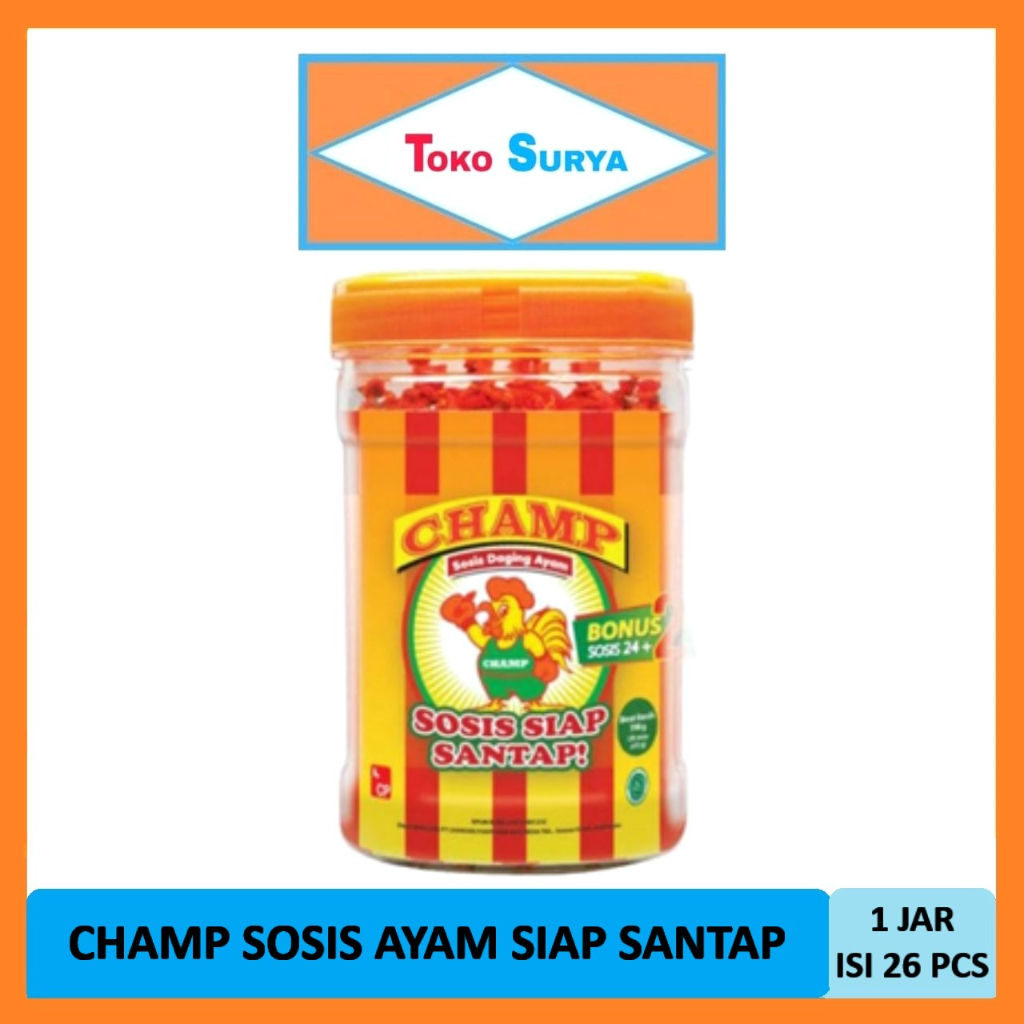 

Sosis Champ Siap Makan 26 x 21gr