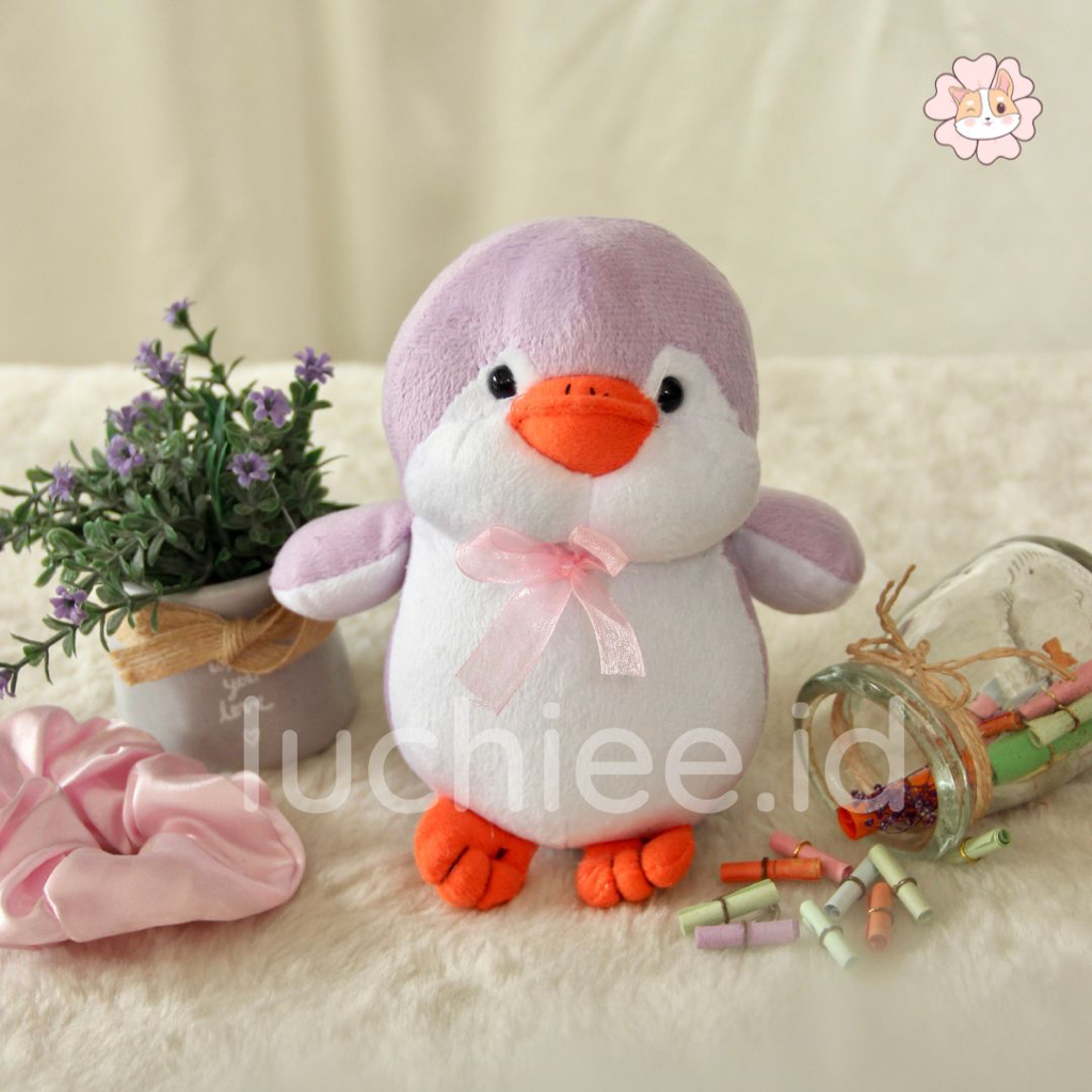 PROMO TERBARU Boneka Mini Karakter Penguin Bebek 15 Cm Imut Halus SNI/ Boneka Mesin Capit Hampers