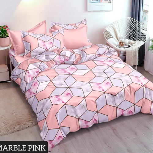 Sprei Karet  Motif Marbel Ukuran 180x200 160x200 120x200 Bahan Katun Halus