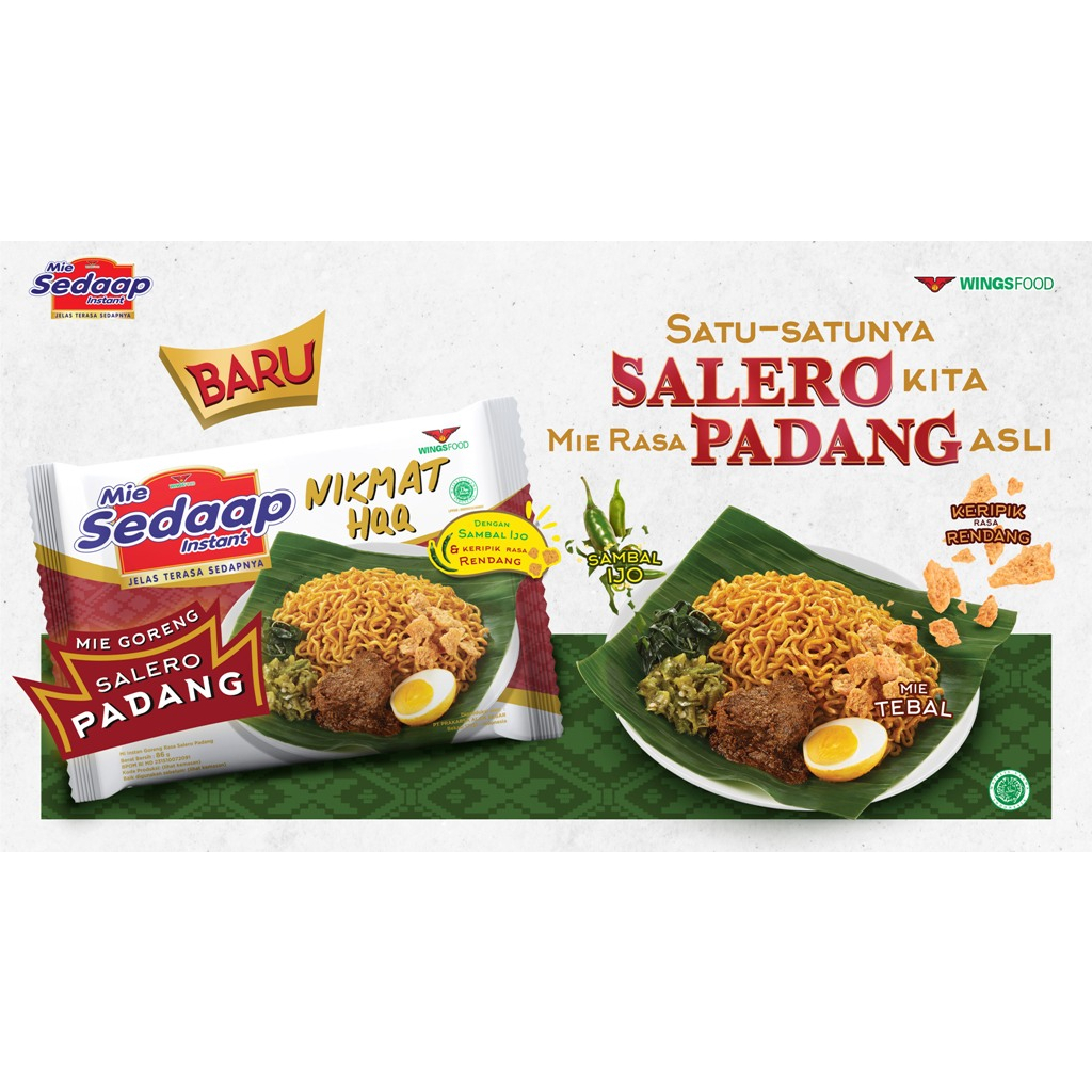 

Sedaap mie instan salero padang, per pcs