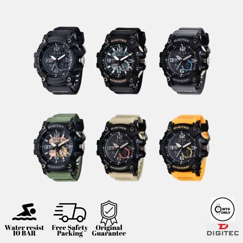 Jam Tangan Digitec DA 2102T / DA 2102 Original