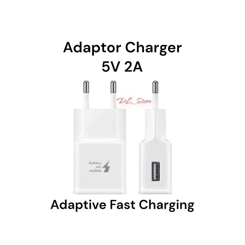 ADAPTOR CHARGER 5V 2A FAST CHARGING BATOK CHARGER S@MSUNG ADAPTIVE FAST CHARGING