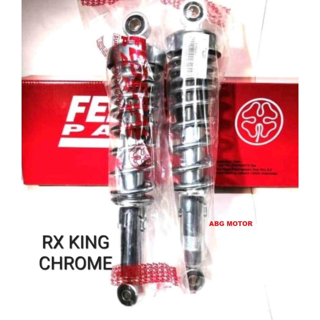 SHOCK SHOK BELAKANG RX KING CHROME MERK FEDERAL PART
