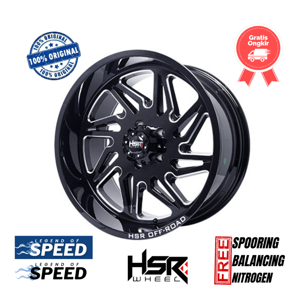 Velg HSR Ring 20 FG MEGUMI ( Rubicon, Jeep )