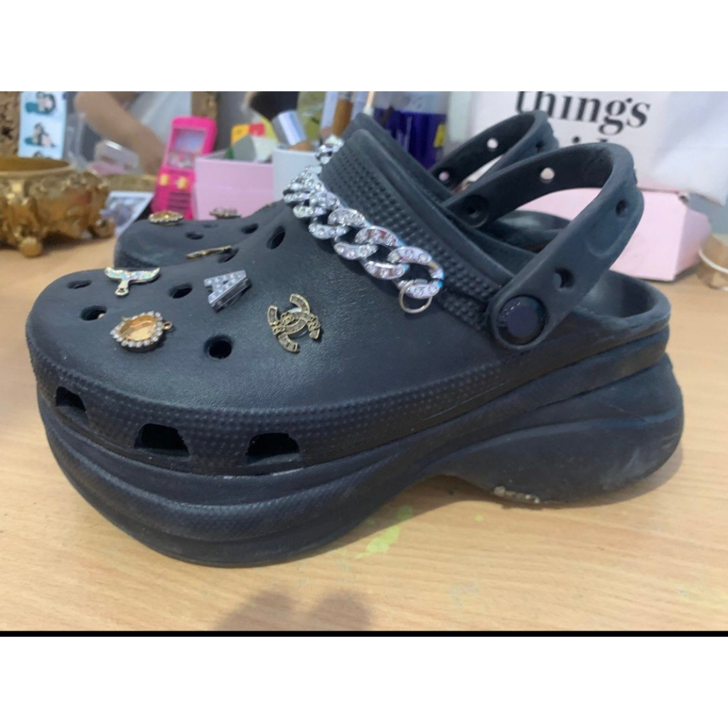 crocs original classic bae clog black free jibbitz