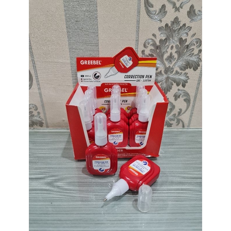 

STIPO CAIR / TIPE X GREEBEL / CORRECTION PEN GREEBEL CAIR / UJUNG BESI