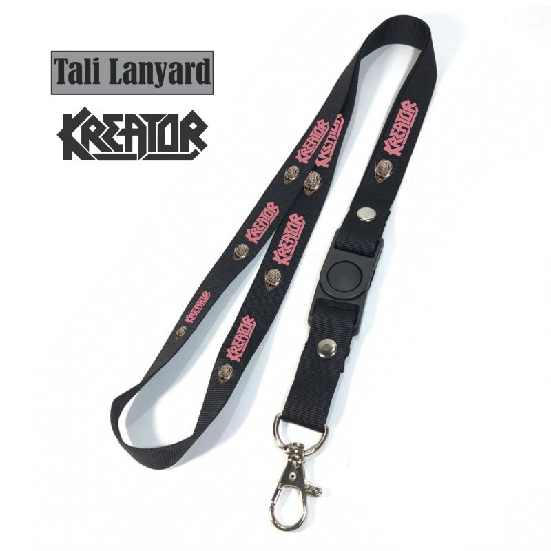 

Lanyard BAND KREATOR tali lanyard KREATOR gantungan kunci name tag id card kartu nama / lanyard podss vapee gantungan / bisa cod lanyard best seller lanyard hitam lanyard murah / oring lengkap