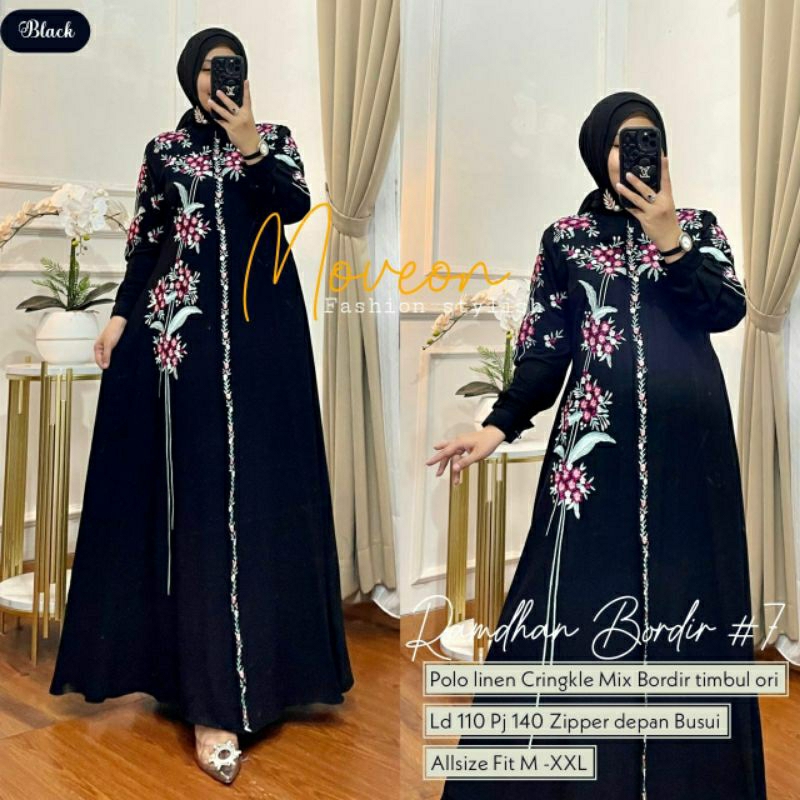 ORIGINAL DRESS BORDIR LINEN POLO RAMDHAN DRESS