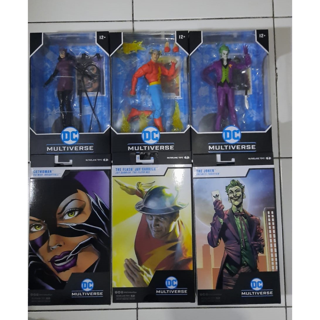 Mcfarlane Catwoman Knightfall Mcfarlane jay Garrick Mcfarlane The Joker Infinite Frontier