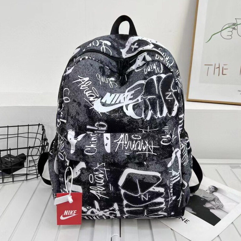 131409 Tas Ransel Sekolah Pria Wanita Import Kekinian Bermotif