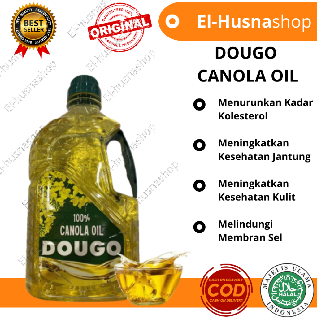 

Dougo Canola Oil 1 liter Minyak Kanola Menurunkan Kadar Kolesterol Original