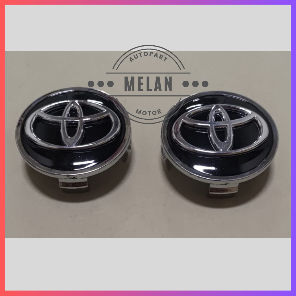 Dop Roda atau Tutup Velg Toyota Innova (2005 - 2015) atau Reborn atau Venturer, Toyota Grand Avanza (2016 - 2021), Toyota Rush (2019 - 2023), Alphard Diameter 6,2 CM Full Crome