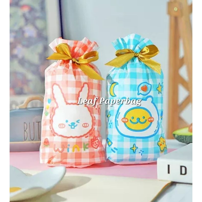 

(10 pcs) Plastik kemasan serut murah pita bingkisan ulang tahun anak dino unicorn motif dinosaurus murah mewah tebal bisa cod / goodie bag ulang tahun anak bday / hampers birthday happy bday