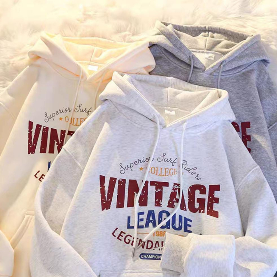 VINTAGE LEAGUE SWEATER HOODIE SAKU (IC)