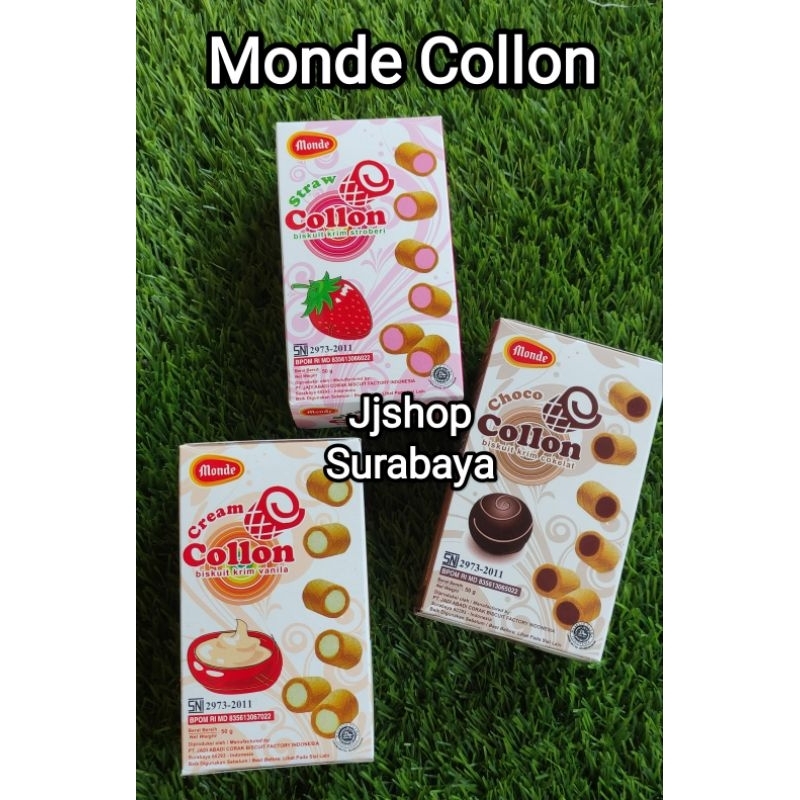 Monde Collon Biskuit anak snack anak 50gram ED Maret 2024