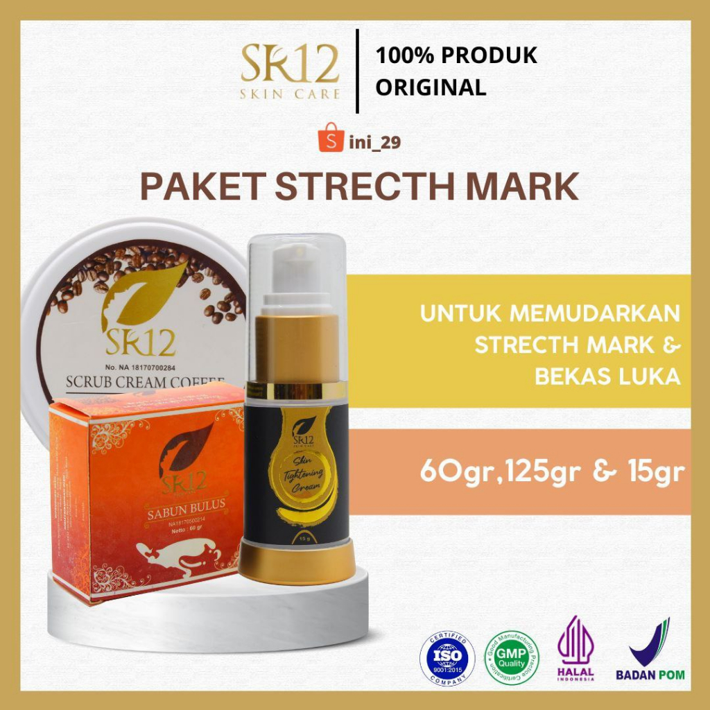SR12 Paket Penghilang Stretchmark BPOM