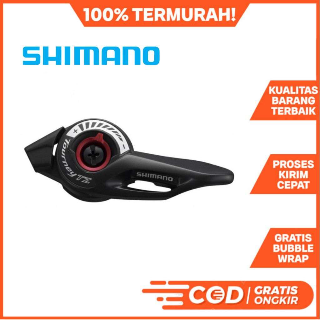 Shifter Sepeda Shimano Tourney TZ500 3 Speed Operan Sepeda MTB Lipat DLL