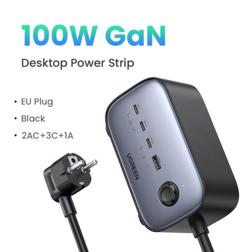 UGREEN Diginest Pro Gan Kepala Charger Adaptor Dekstop USB C Colokan Power Socket 100W Macbook Ipad Pro Air Samsung 60167