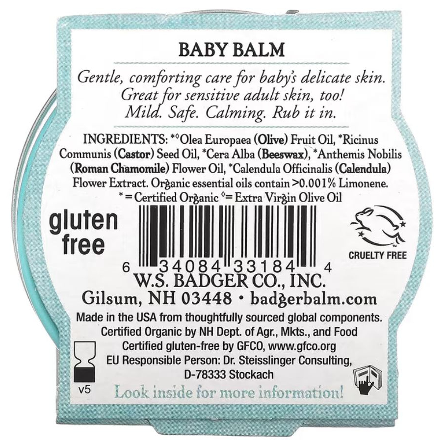 Badger Baby Balm Chamomile Calendula (21 g) Krem Bayi Sensitif Dewasa