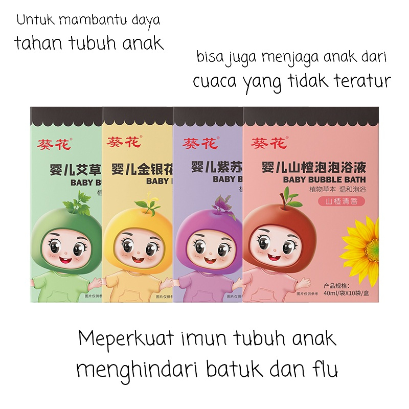 Baby Herbal Bath Wash &amp; Care in One 40ml/pack / sabun mandi cair herbal bayi