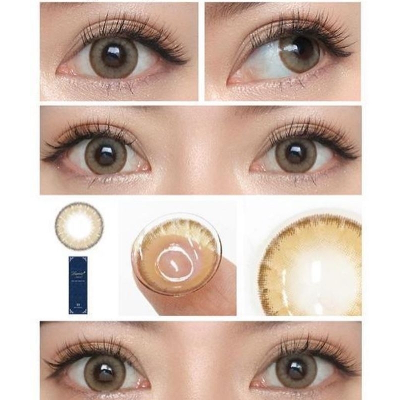 SOFTLENS EOS LUNA NATURAL CHAI BROWN NORMAL MINUS (s.d -10.00) Original Made In Korea