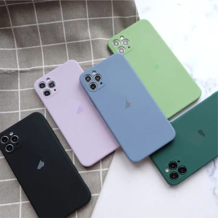 Case Softcase Casing Silikon Macaron LOGO IPHONE X XS XR 11