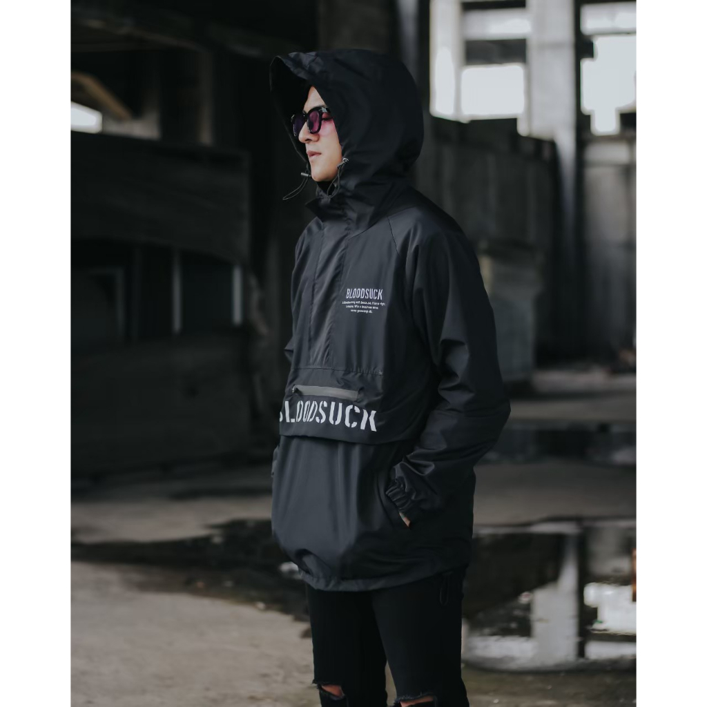 JAKET PRIA CAGOULE - JAKET CAGOULE PRIA - JAKET BAHAN TASLAN - JAKET PRIA PARASUT