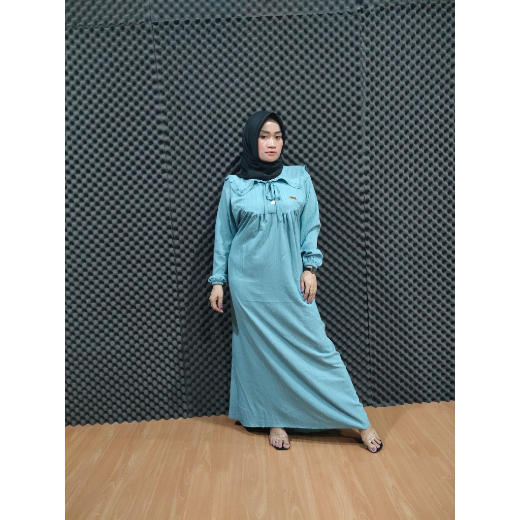 Dress Gamis Wanita Hijab - Polos Ladycrush Formal Casual Fashion Muslim