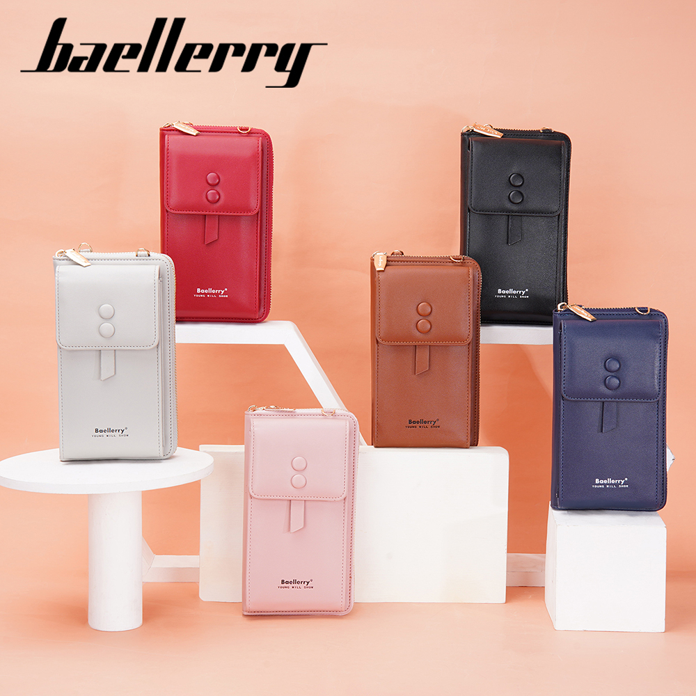 BAELLERRY N8691 Tas Selempang Wanita Tas Handphone Bahan Kulit PU Leather Premium WATCHKITE WKOS