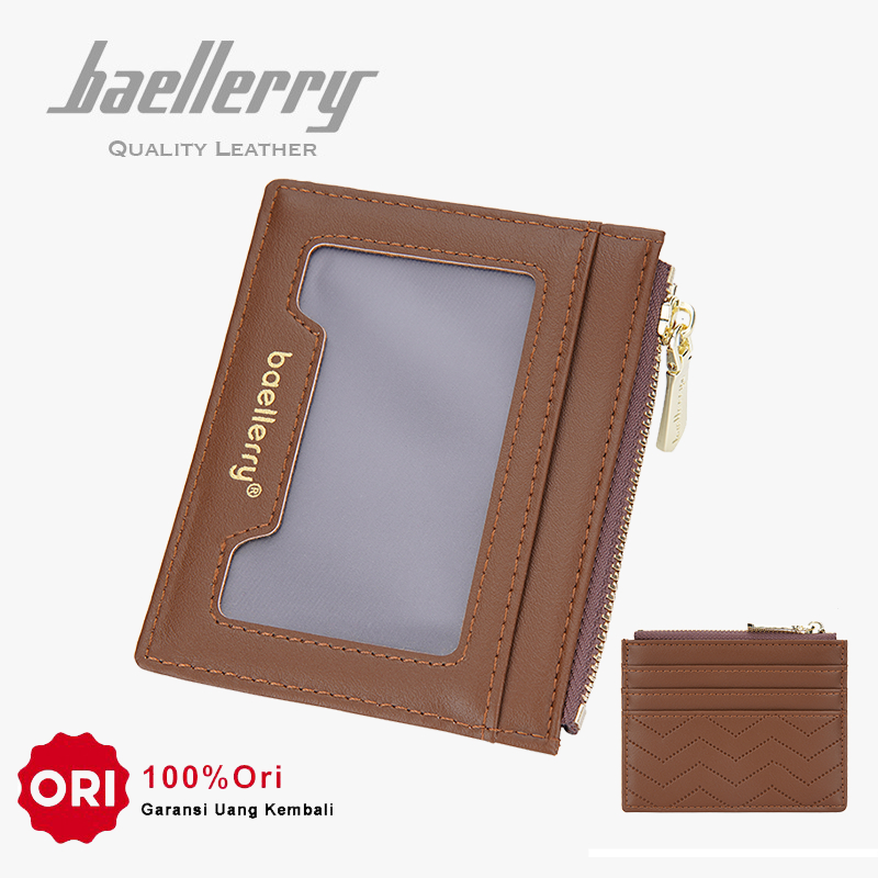 BAELLERRY NR098 Dompet Kartu Wanita Bahan Kulit PU Leather Premium WATCHKITE WKOS