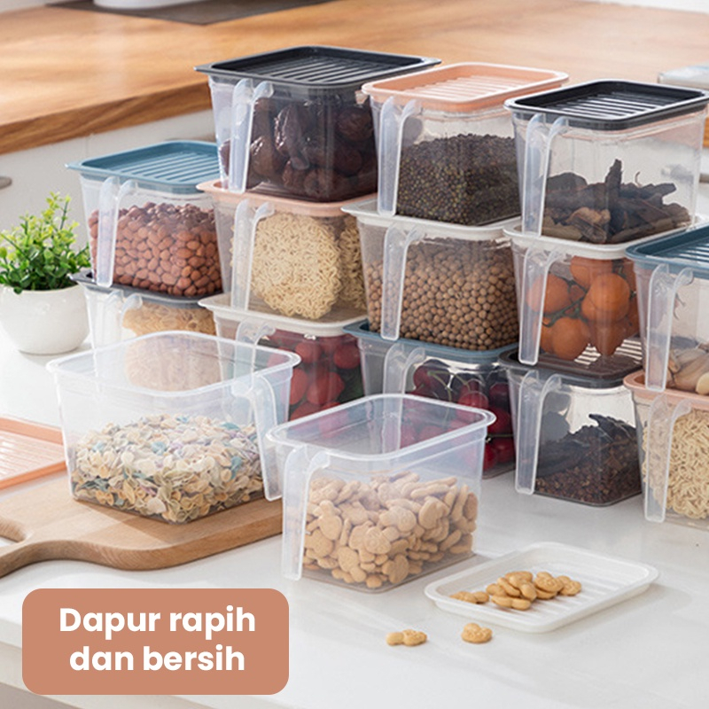 Box Kontainer Kulkas/ Wadah box kulkas/ Wadah penyimpanan Serbaguna