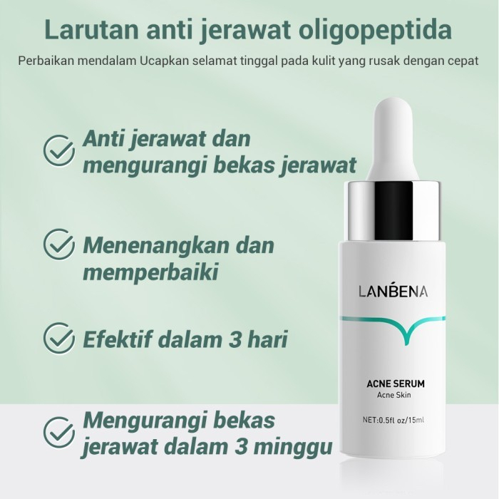 ✨ AKU MURAH ✨ LANBENA Acne Treatment Serum Acne Essence Serum