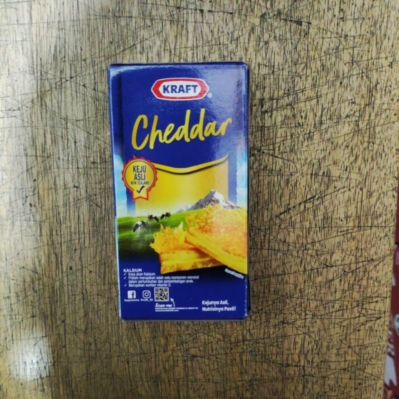 Keju Kraft Cheddar 165gr