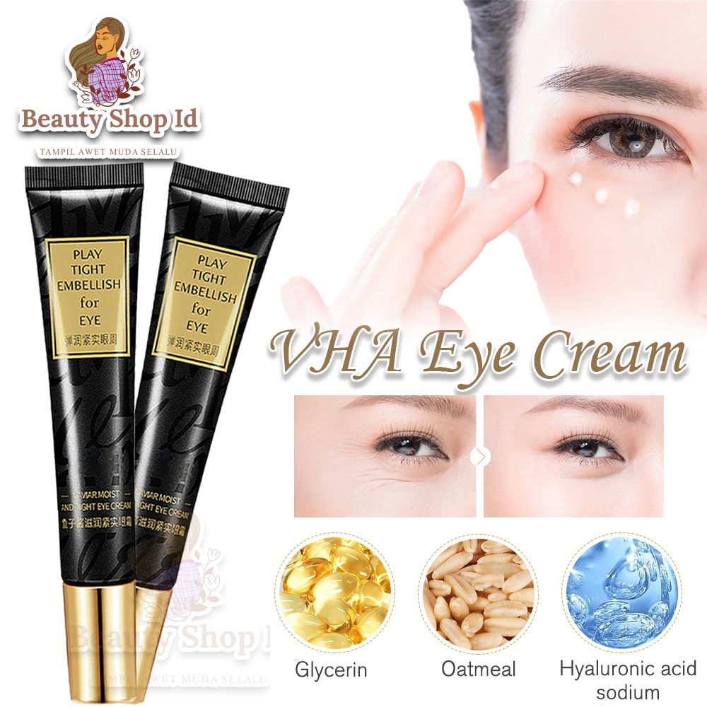 Beauty Jaya - Caviar Eye Cream Anti Kerut / Menghilangkan Lingkaran Mata Crow'S Feet Penundaan Penuaan