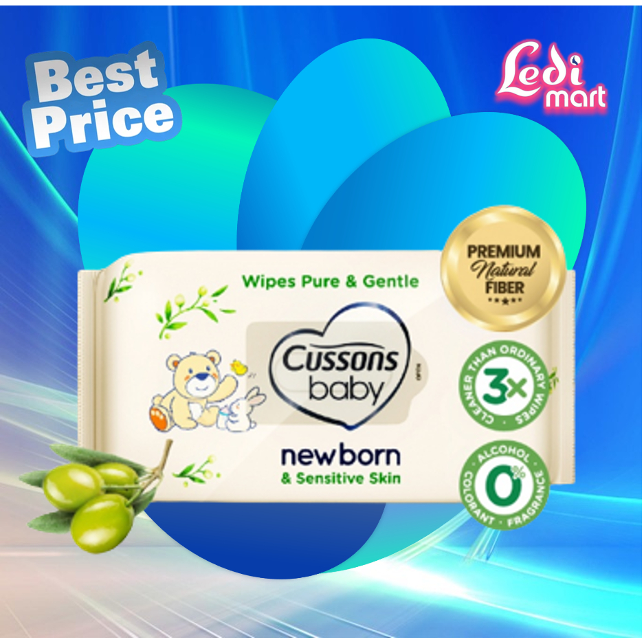 ORIGINAL Cussons Baby NewBorn Series / Cussons New Born / Cussons Wipes Sensitive / LEDI MART