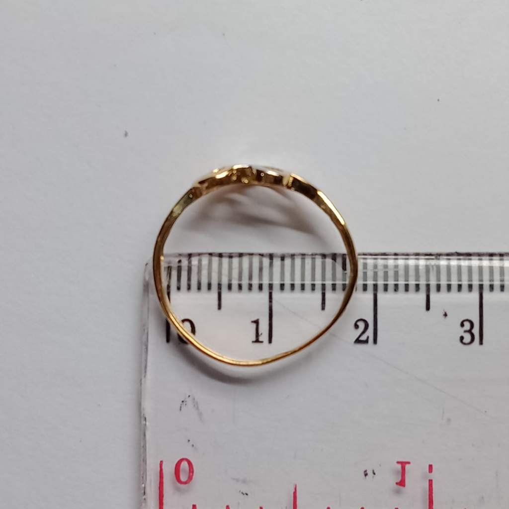 Cincin Emas 17K - 1.1 Gr Kadar 750 - 4892