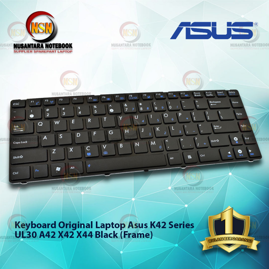 Keyboard Original Laptop Asus K42 With Frame for Laptop UL30 A42 X42 X44 Frame Black