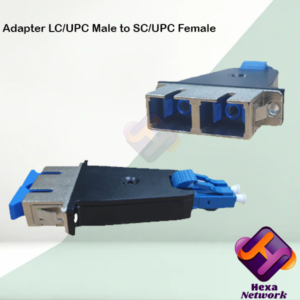 Coupler LC/UPC Male to SC/UPC Female Adapter (DUPLEX)