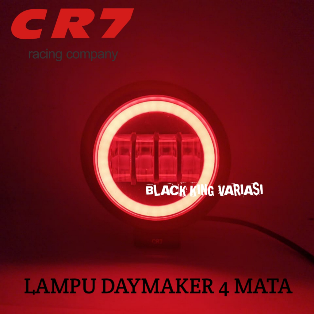 Lampu Tembak Daymaker Sorot LED Lampu Tembak Daymaker 4 Lensa Cree Angel Eye 40 Watt Lampu Tembak Sorot Led 4 Mata Bulat