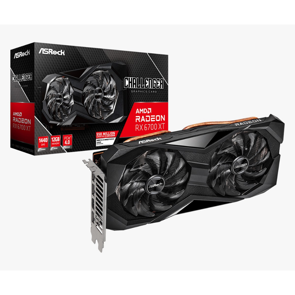 ASRock Radeon RX 6700 XT Challenger D 12GB GDDR6 192 Bit Garansi 1thn